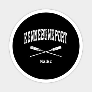 Kennebunkport Maine Nautical Crossed Oars Magnet